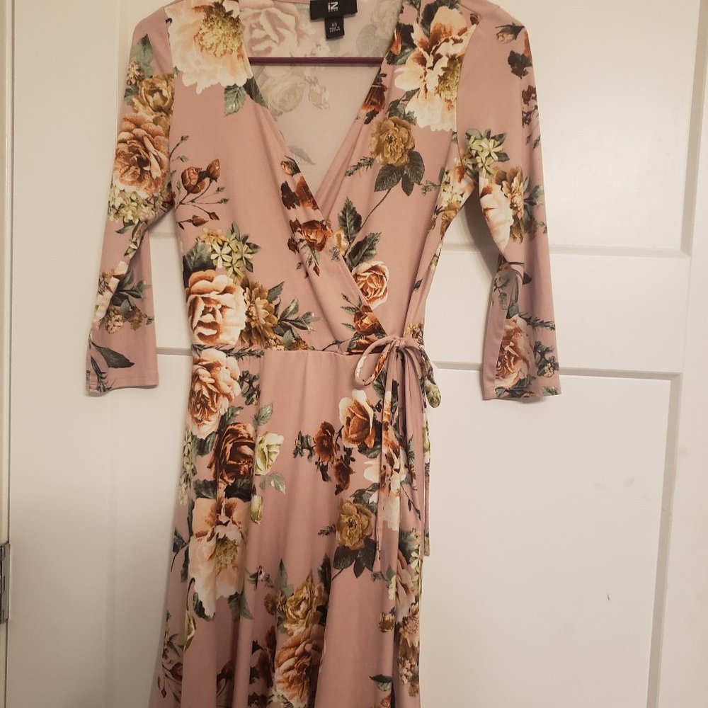 Faux Wrap Dress by Iz Byer